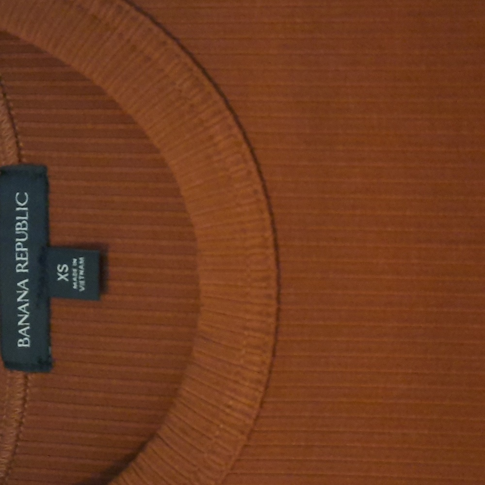 Banana Republic Maxi Knit Dress, XS, Rust color, Never worn. Perfect condition. - Picture 3 of 4